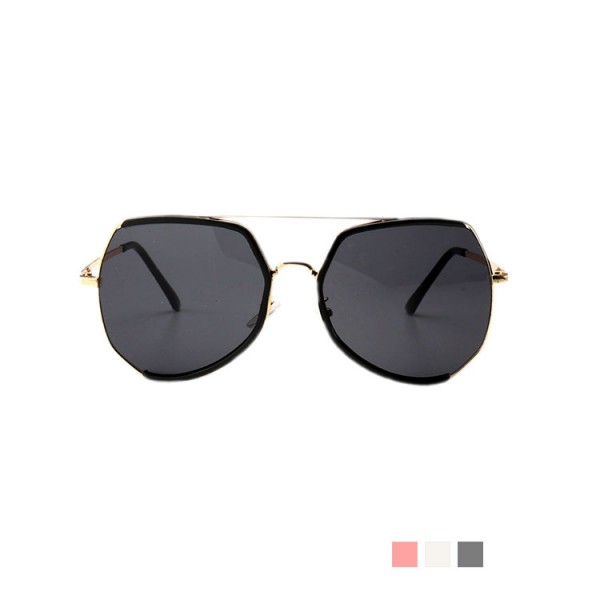 Oversized frame fashionable retro gilt s..