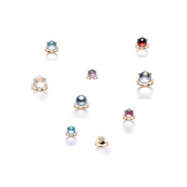 s925 sterling silver birthstone cute rin..