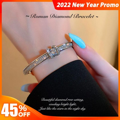 2022 tiktok hot - Roman Diamond Bracelet