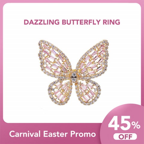 Hot new product：Dazzling Butterfly Ring