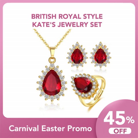 British Royal Style Kata Jewelry Set-Buy 2pcs get 200pesos off