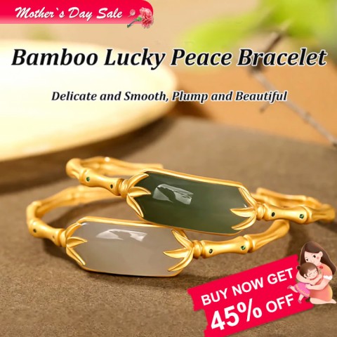2022 NEW ANTIQUE GOLD AND BAMBOO JADE BRACELET-Buy 2 save 500 pesos