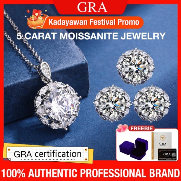 5 carat moissanite jewelry..