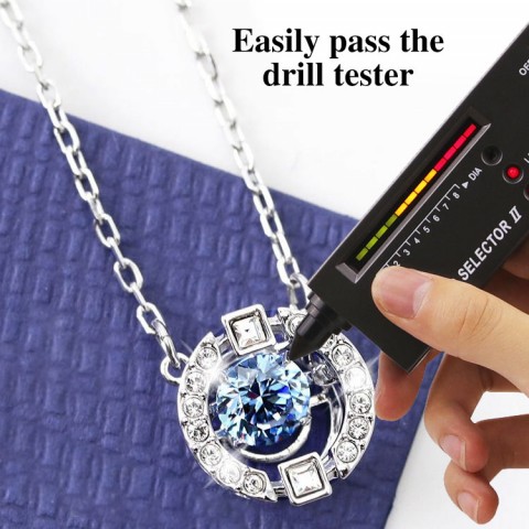 Beating Heart Moissanite Necklace