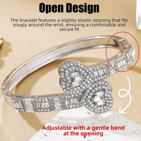 Diamond Heart Bracelet