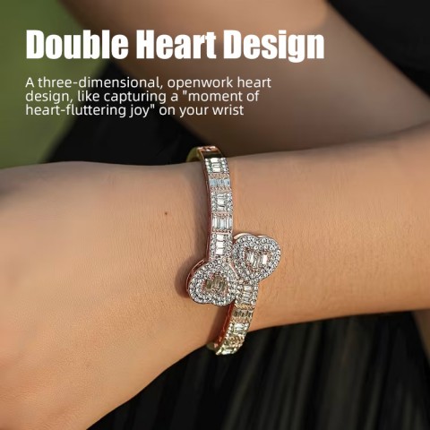 Diamond Heart Bracelet