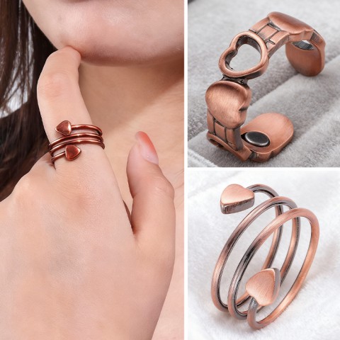 Pure Copper Magnetic Rings