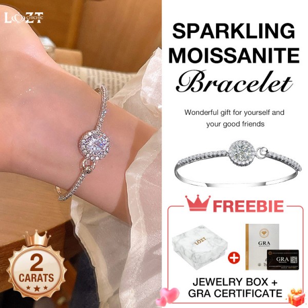 Sparkling Moissanite Bracelet