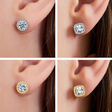 Small sugar cube earrings