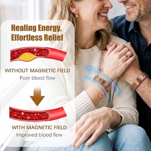 Birheng Maria  Magnetic Adjustable Ring and Bracelet Set