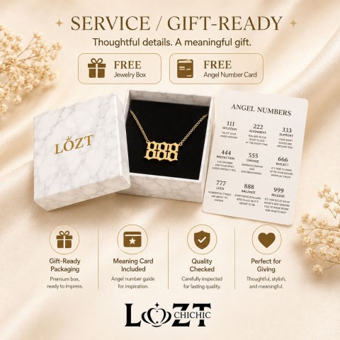 Angel Lucky Number Necklace