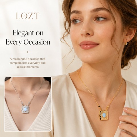 Vows Album Necklace