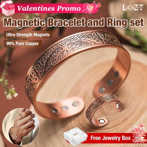 Magnetic Bracelet and Ring set