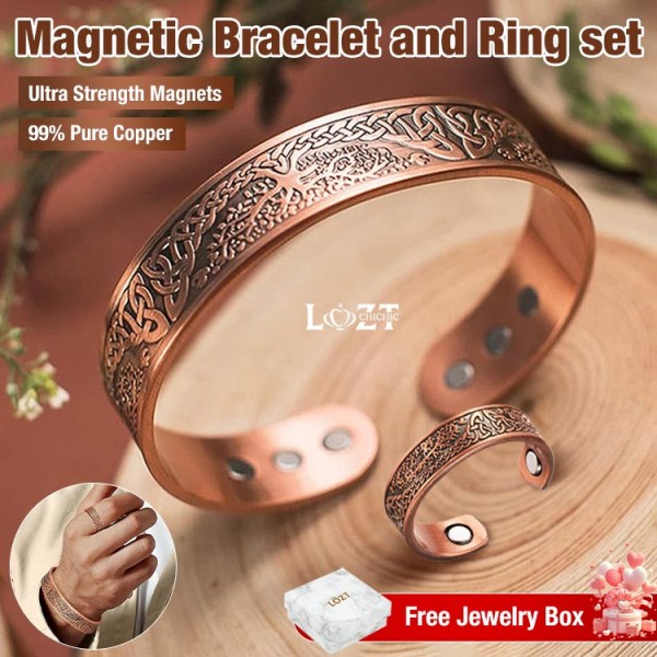 Magnetic Bracelet and Ring set