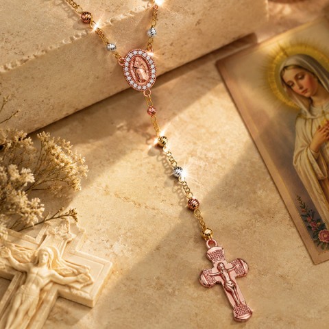 14K Gold Planted Birheng Maria Necklace