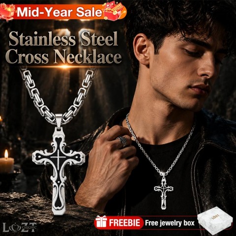 Stainless Steel Cross Necklace