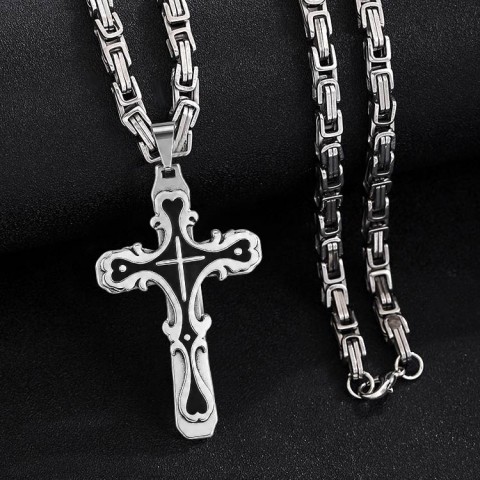 Stainless Steel Cross Necklace