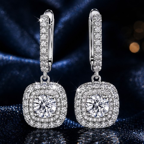 Geometric Drop Earrings Set