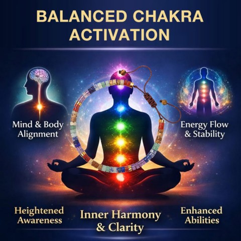 Adjustable 7 chakra Natural Stone Bracelet