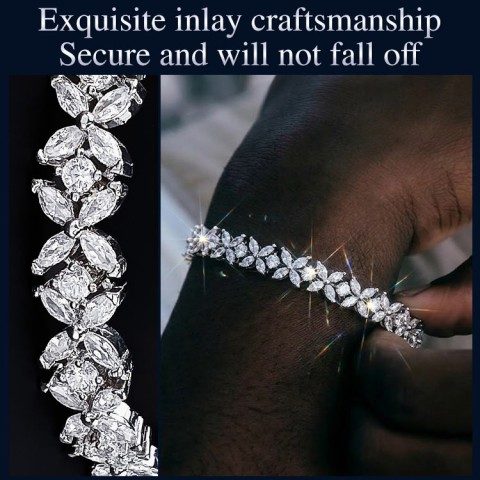 Butterfly  Moissanite Tennis Bracelet