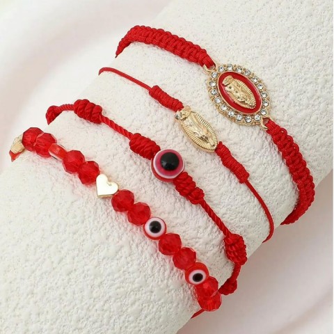 Birheng Maria San Judas Boho Style Bracelet Set