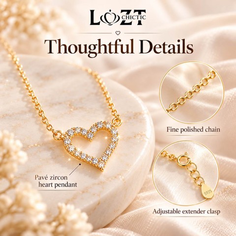Sterling Silver Heart Necklace