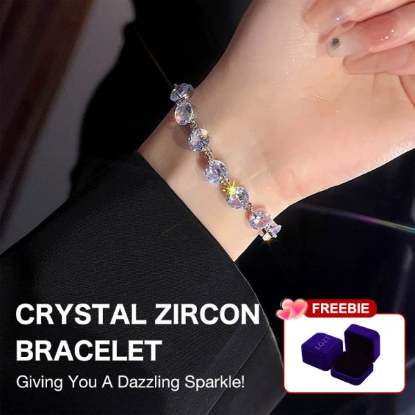 Crystal Zirconia Adjustable Bracelet