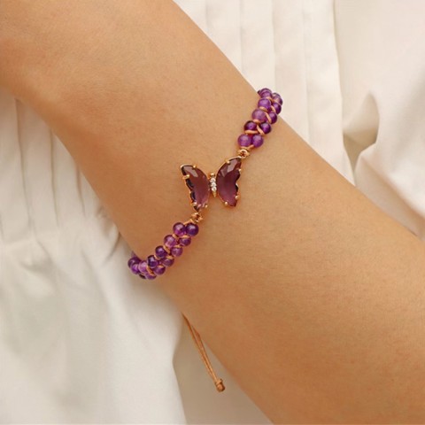 Eternal Love Crystal Butterfly Bracelet