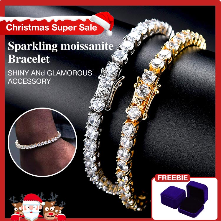 Gold & Diamond Bloom Zirconia Bracelet for Women & Girls