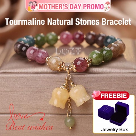 Tourmaline Natural Stones Bracelet