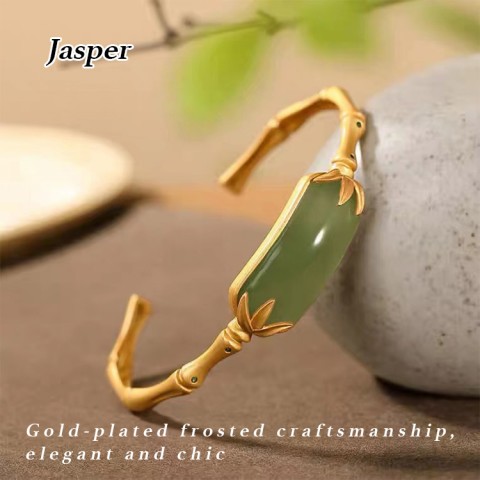 2022 NEW ANTIQUE GOLD AND BAMBOO JADE BRACELET-Buy 2 save 500 pesos