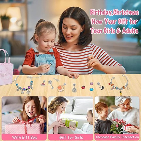 DIY Charm Bracelet Making Kit for Kids