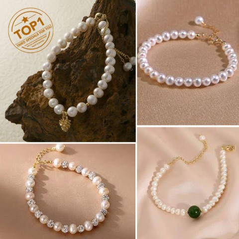 Pearl Bracelet Set
