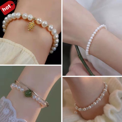 Pearl Bracelet Set