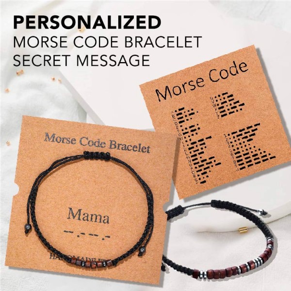 Personalized Morse Code Bracelet Secret ..