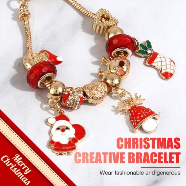 Santa Claus Christmas Tree Bracelet Crea..