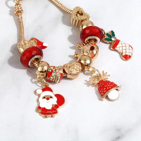 Santa Claus Christmas Tree Bracelet Creative Fashion Personality Style Jewelry