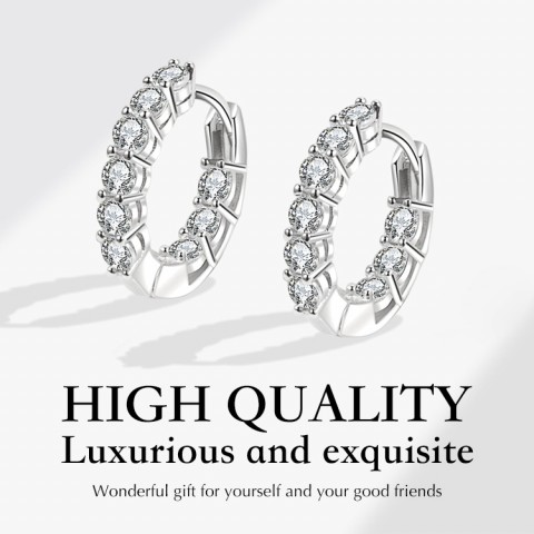Light luxury shining earrings