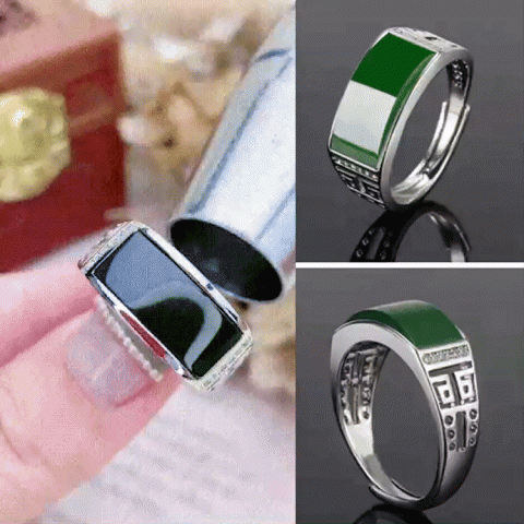 Dominant Hetian Jade Ring