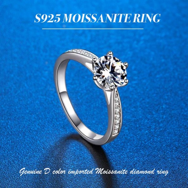 S925 Moissanite ring..