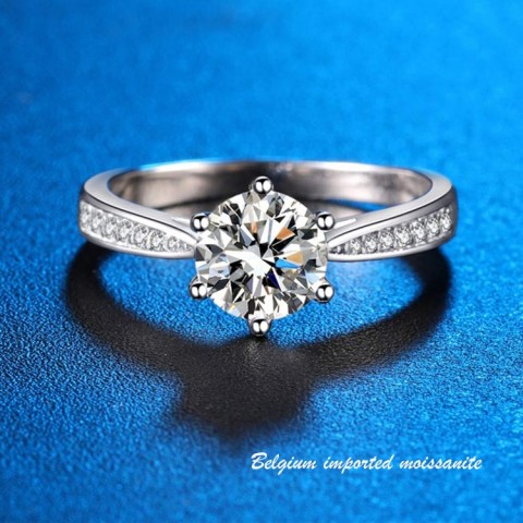 S925 Moissanite ring