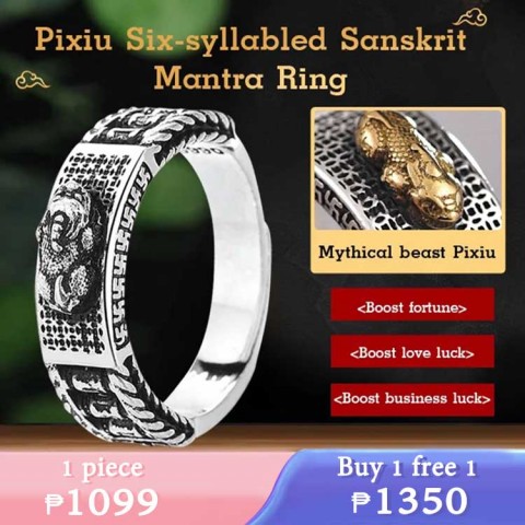 Lucky Blessing Pixiu ring