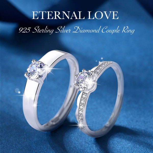 Eternal Love 925 Sterling Silver Diamond..