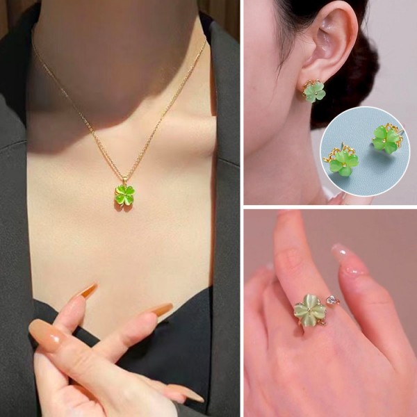Four-leaf clover jewelry..