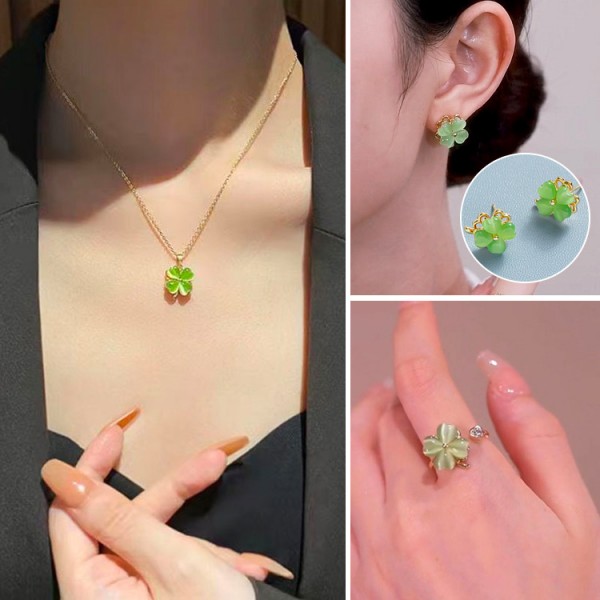 Four-leaf clover jewelry