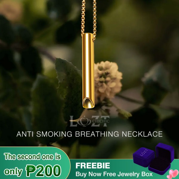 Anti Smoking Breathing Necklace