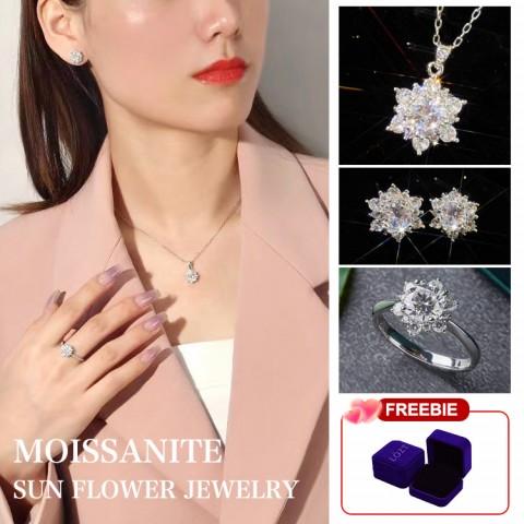 Sunflower Jewelry Three-Piece Set