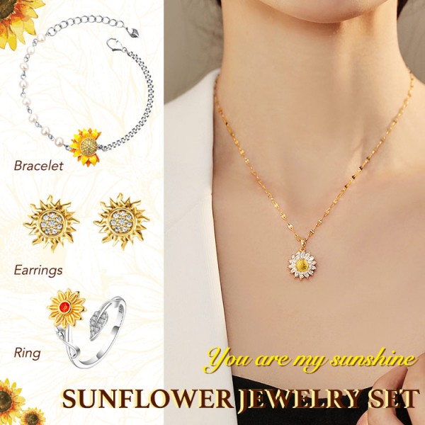 You are my sunshine - Sunflower Jewelry ..