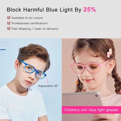 Children anti-blue light glasses