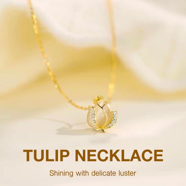 Elegant Design Tulip Necklace